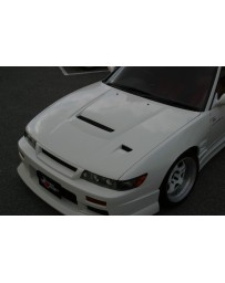 ChargeSpeed 88-94 40SX Silvia JDM Vented Hood (Japanese FRP)