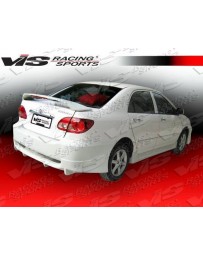 VIS Racing 2003-2008 Toyota Corolla 4Dr Icon Rear Bumper