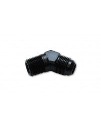 Vibrant Performance 45 Degree Adapter Fitting Size: -4AN x 1/4" NPT