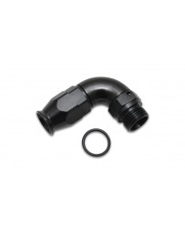 Vibrant Performance 90 Degree High Flow Swivel Hose End Fitting, -10AN Hose to 8 ORB