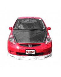 VIS Racing 2007-2008 Honda Fit 4Dr Techno R 3 Front Lip