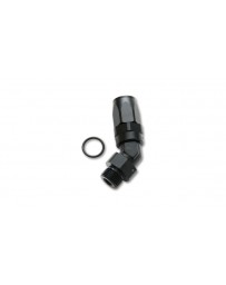 Vibrant Performance Male Hose End Fitting, 45 Degree Size: -16AN Thread: (16)