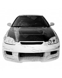 VIS Racing 1996-1998 Honda Civic 2Dr/4Dr/Hb Wave Front Bumper