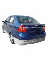 VIS Racing 2007-2008 Chevrolet Aveo 4Dr Fuzion Rear Lip