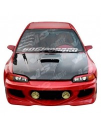 VIS Racing 1988-1991 Honda Civic Hb Gt Bomber Front Bumper