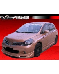 VIS Racing 2007-2011 Nissan Versa 4Dr/Liftback Vip Polyurethane Front Lip