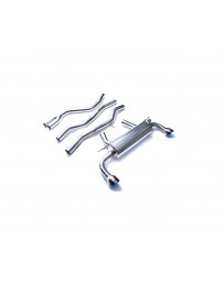 ARMYTRIX Stainless Steel Valvetronic Catback Exhaust System Dual Blue Coated Tips Toyota Supra 3.0 Turbo A90 MK5 2020+
