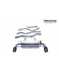 ARMYTRIX Stainless Steel Valvetronic Catback Exhaust System Dual Matte Black Tips Toyota Supra 3.0 Turbo A90 MK5 2020+