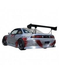 VIS Racing 1995-1998 Nissan 240Sx 2Dr Werk 9 Rear Bumper