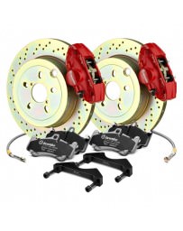 Toyota GT86 Brembo GT Series Cross Drilled 1-Piece Rotor Rear Brake Kit