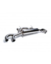 ARMYTRIX STAINLESS STEEL VALVETRONIC CATBACK EXHAUST 90MM SYSTEM W/RACE Y-PIPE NISSAN GT-R R35 WITH QUAD CHROME TIPS