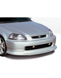 VIS Racing 1999-2000 Honda Civic All Models Touring Style Front Lip Polyurethane