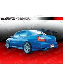 VIS Racing 2002-2003 Subaru Wrx 4Dr Zyclone 2 Rear Bumper