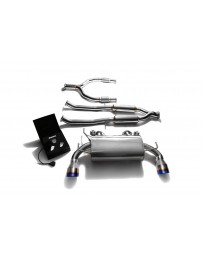 ARMYTRIX Stainless Steel Valvetronic Catback Exhaust Dual Blue Coated Tips Nissan 370Z 2009-2020