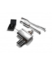 ARMYTRIX Stainless Steel Valvetronic Exhaust System Dual Carbon Tips Mini Cooper S F 55 2014-2020
