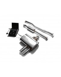 ARMYTRIX Stainless Steel Valvetronic Exhaust System Dual Chrome Silver Mini Cooper S F56 F57 2014-2020