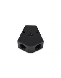 Vibrant Performance Y-Block Adapter with 1/8" NPT Port, Single Size: 3/8" NPT, Dual Size: 3/8" NPT