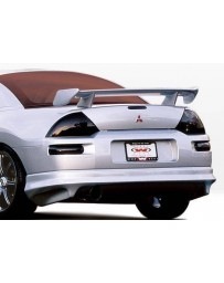VIS Racing 2000-2005 Mitsubishi Eclipse 2Dr W-Typ Rear Lip Polyurethane