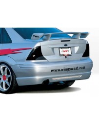 VIS Racing 2000-2004 Ford Focus 4Dr W-Typ Rear Lip Polyurethane