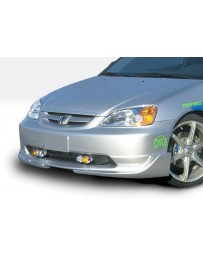 VIS Racing 2001-2003 Honda Civic 2/4Door G5 Series Front Lip Polyurethane