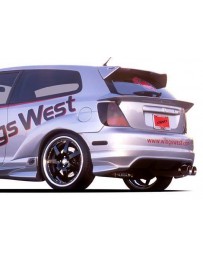 VIS Racing 2002-2004 Honda Civic Hb G-55 Series Rear Lip Polyurethane