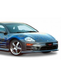 VIS Racing 2003-2005 Mitsubishi Eclipse 2Dr W-Typ Front Lip Polyurethane