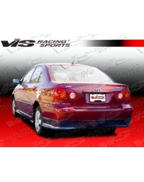 VIS Racing 2003-2008 Toyota Corolla Custom Rear Lip Polyurethane