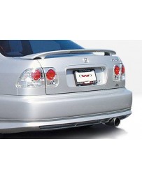 VIS Racing 1996-1998 Honda Civic 2Dr/4Dr Racing Series Rear Lip Polyurethane