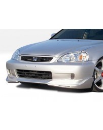 VIS Racing 1999-2000 Honda Civic All Models W-Typ Front Lip Polyurethane