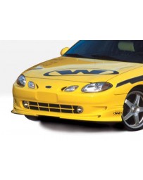 VIS Racing 1997-2003 Ford Escort Zx2 W-Type Front Lip Polyurethane