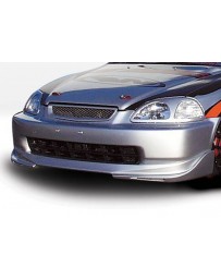 VIS Racing 1996-1998 Honda Civic All Models W-Typ Front Lip Polyurethane