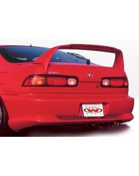 VIS Racing 1994-1997 Acura Integra 2Dr Racing Series Rear Lip Polyurethane