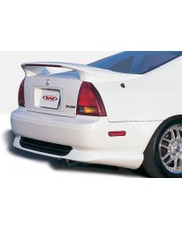 VIS Racing 1992-1996 Honda Prelude Racing Series Rear Lip Polyurethane