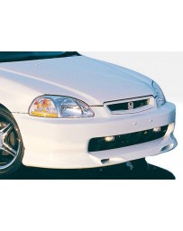 VIS Racing 1996-1998 Honda Civic All Models Racing Series Front Lip Polyurethane