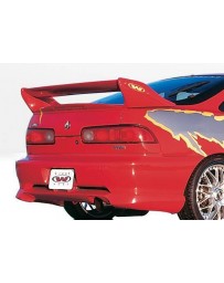 VIS Racing 1998-2001 Acura Integra 2Dr W-Typ Rear Lip Polyurethane