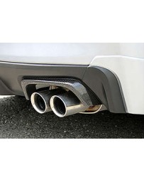 ChargeSpeed 15-20 WRX/ STi 4DR DryCarbon Exhaust Finisher Cow