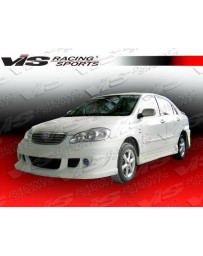 VIS Racing 2003-2008 Toyota Corolla 4Dr Icon Side Skirts