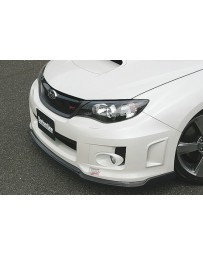 ChargeSpeed 11-14 WRX STi 4D Bottom Line T-2 Front Lip Carbon