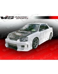 VIS Racing 2004-2005 Subaru Wrx 4Dr Z Speed Type 2 Side Skirts