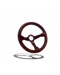 Street Aero Crimson Forged Carbon Fiber Steering Wheel
