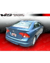 VIS Racing 2006-2008 Honda Civic 4Dr Fuzion Rear Lip