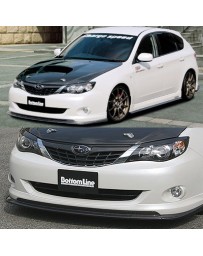 ChargeSpeed 08-10 Impreza HB Bottom Line T-1 Front Lip Carbon