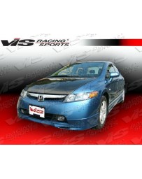 VIS Racing 2006-2008 Honda Civic 4Dr Fuzion Front Lip