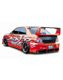 ChargeSpeed 05-07 WRX T-2 Rear Bumper With Carbon Diffuser