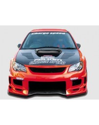ChargeSpeed Impreza Type-2 Front Bumper With 3-D Carbon Center