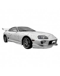 VIS Racing 1993-1998 Toyota Supra 2Dr Invader 2 Front Bumper