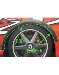 ChargeSpeed Impreza WRX FRP Body Over Fender + Bumper Part