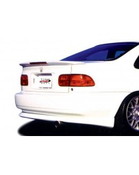 VIS Racing 1992-1995 Honda Civic Coupe Custom Flushmount Wing With Light