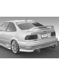 VIS Racing 1996-2000 Honda Civic 2Dr Factory Style In Si In High Wing With Light