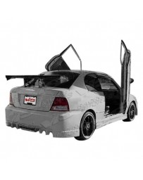 VIS Racing 2000-2002 Hyundai Accent 2dr Evo 5 Side Skirts